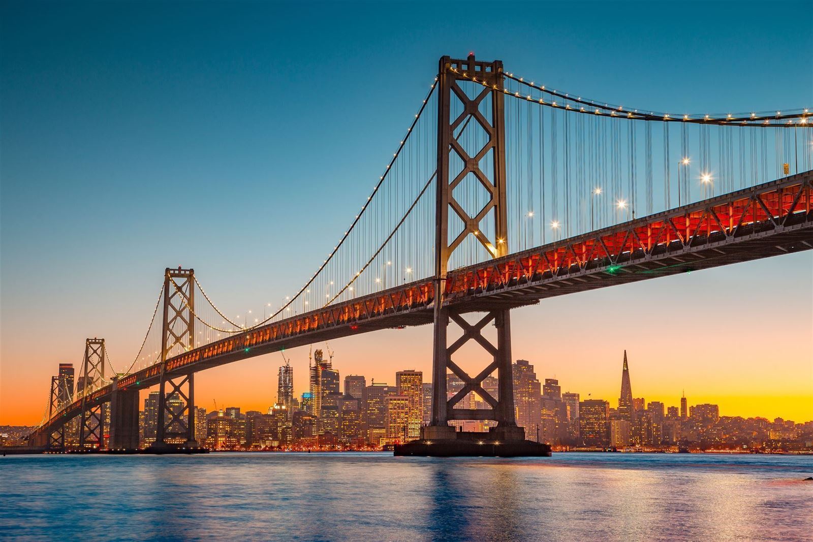 Skyline mit Oakland Bay Bridge
